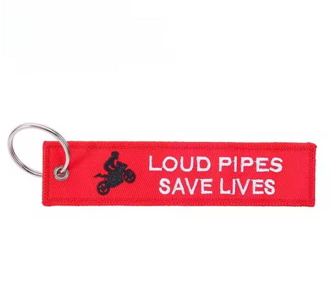 Embroidered Keychain Tag